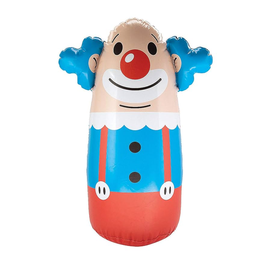 TINY JOKER ポッピング 68mm Amazon.com: Inflatable Clown Punching Bag - 3 Feet Tall